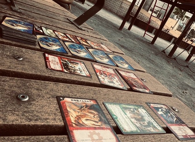 カードバトルを公園でしてた時に起きがちだった事